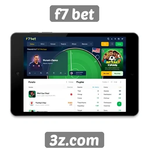 Interface do usuário do f7 bet é intuitiva
